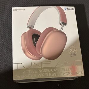 Pink Active Noise Cancelling Headphones